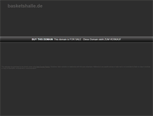 Tablet Screenshot of basketshalle.de